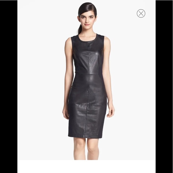 Trouve Dresses | Trouve Leather Dress Women | Color: Black | Size: 6 | Zino707sec's Closet